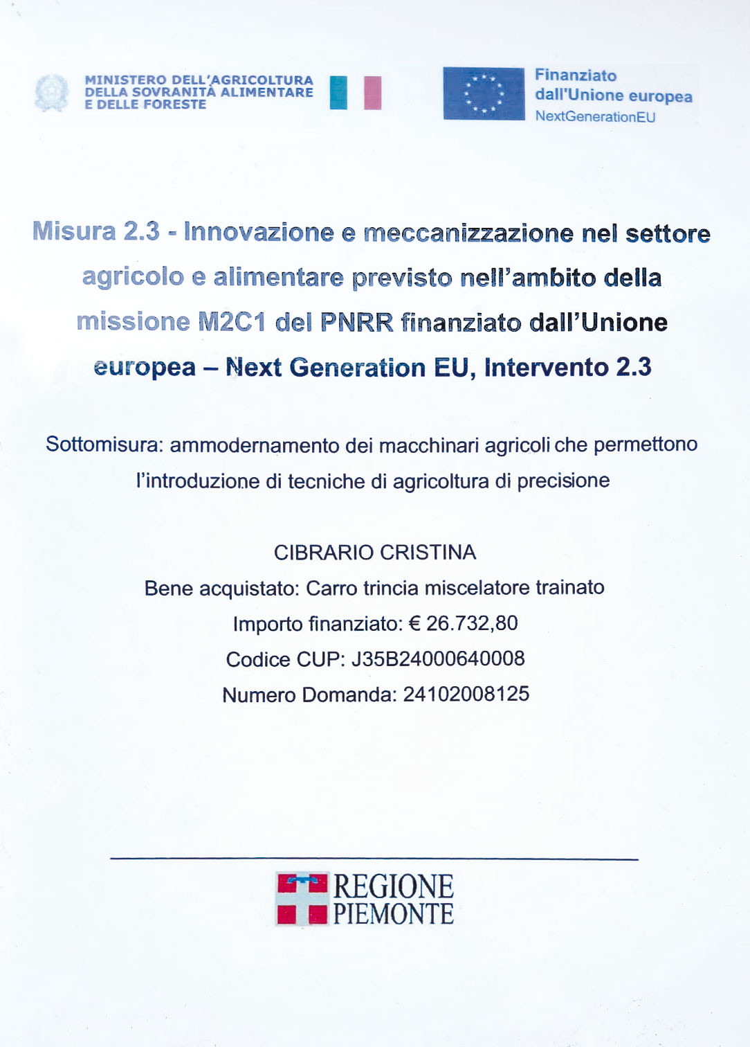 Azienda Agricola Cibrario Cristina foto 1